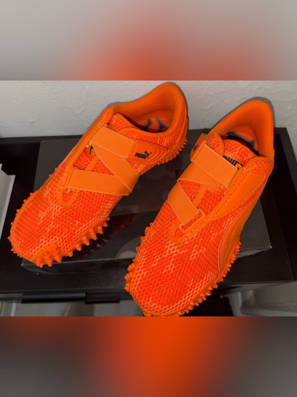 Puma Women Mostro Ricki Orange Slip-On Sneakers